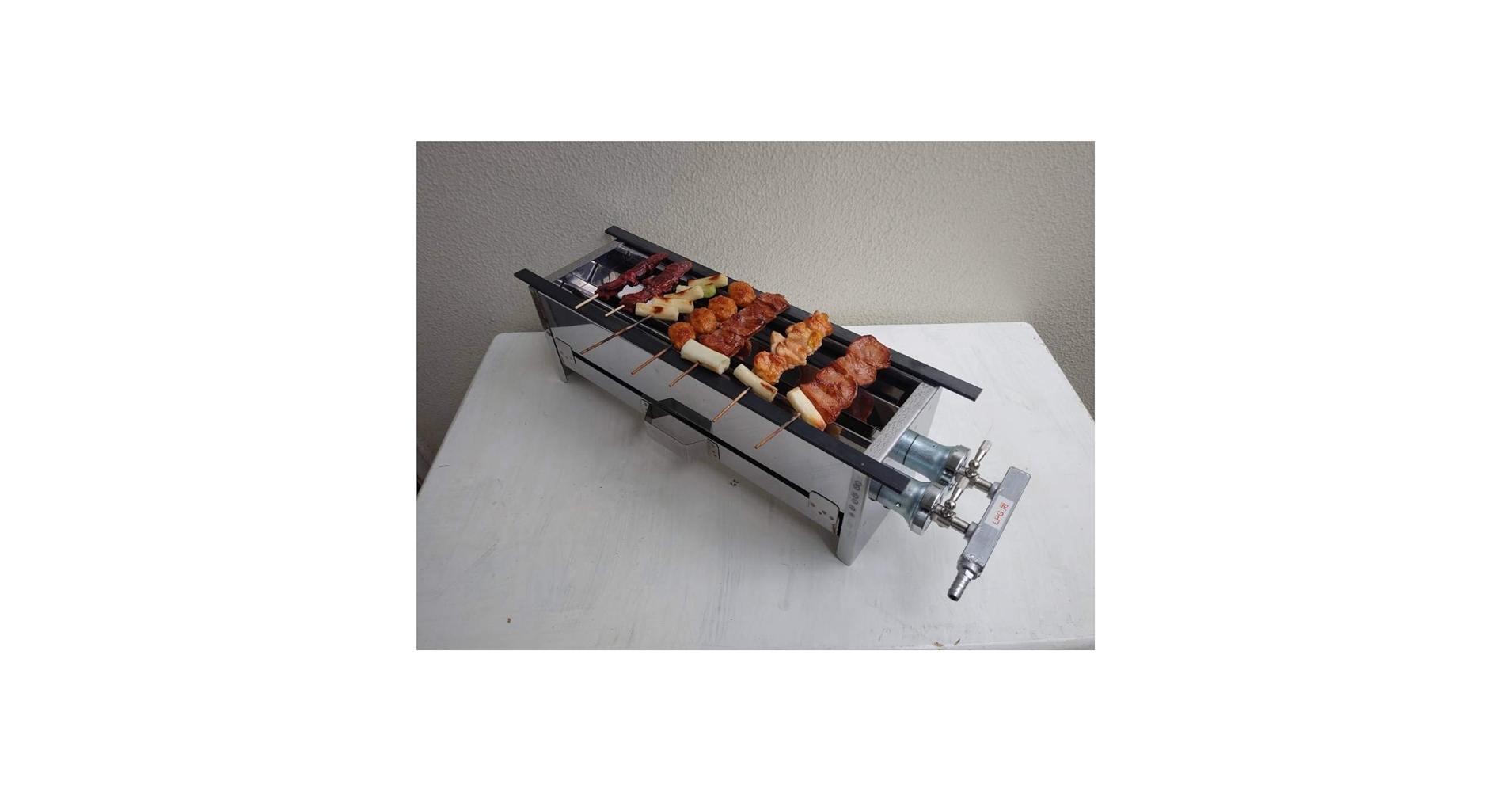 売れてます★業務用焼き鳥焼器★団子やき鳥学園祭★イベントキッチンカー祭りイベント Amazon.co.jp: 売れてます業務用 焼き鳥焼器団子やき鳥学園祭