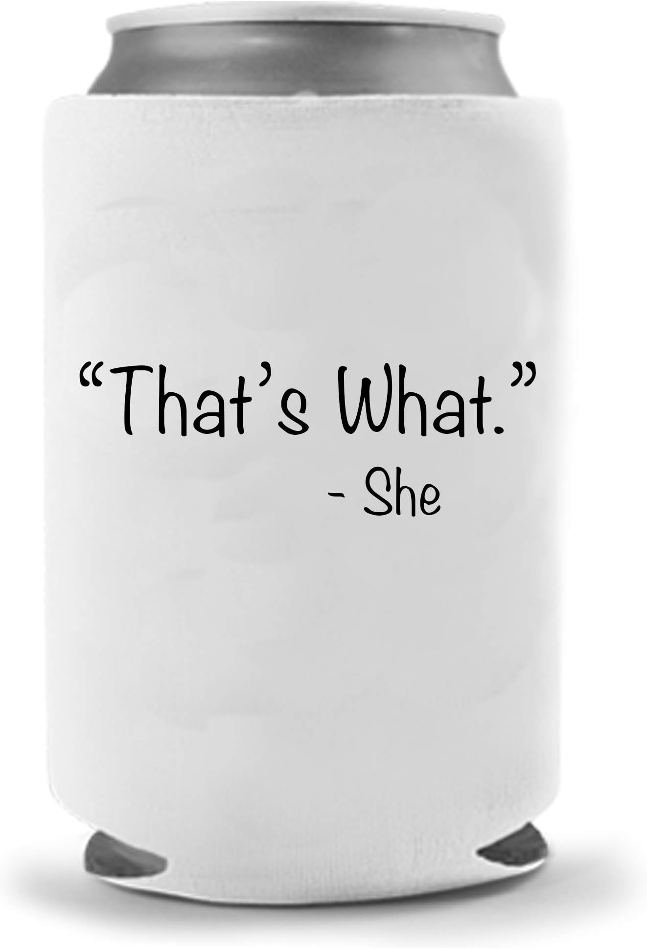 Cool Coast ProductsThat's What She Said Joke Coolie | Funny Father's Day Gift | Funny Novelty Coolie | Beer Beverage | Beer Under $10 Gifts | Neoprene Can Cooler