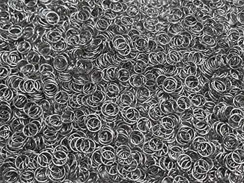 1/2 Pound Bright Aluminum Chainmail Jump Rings 20G 1/4