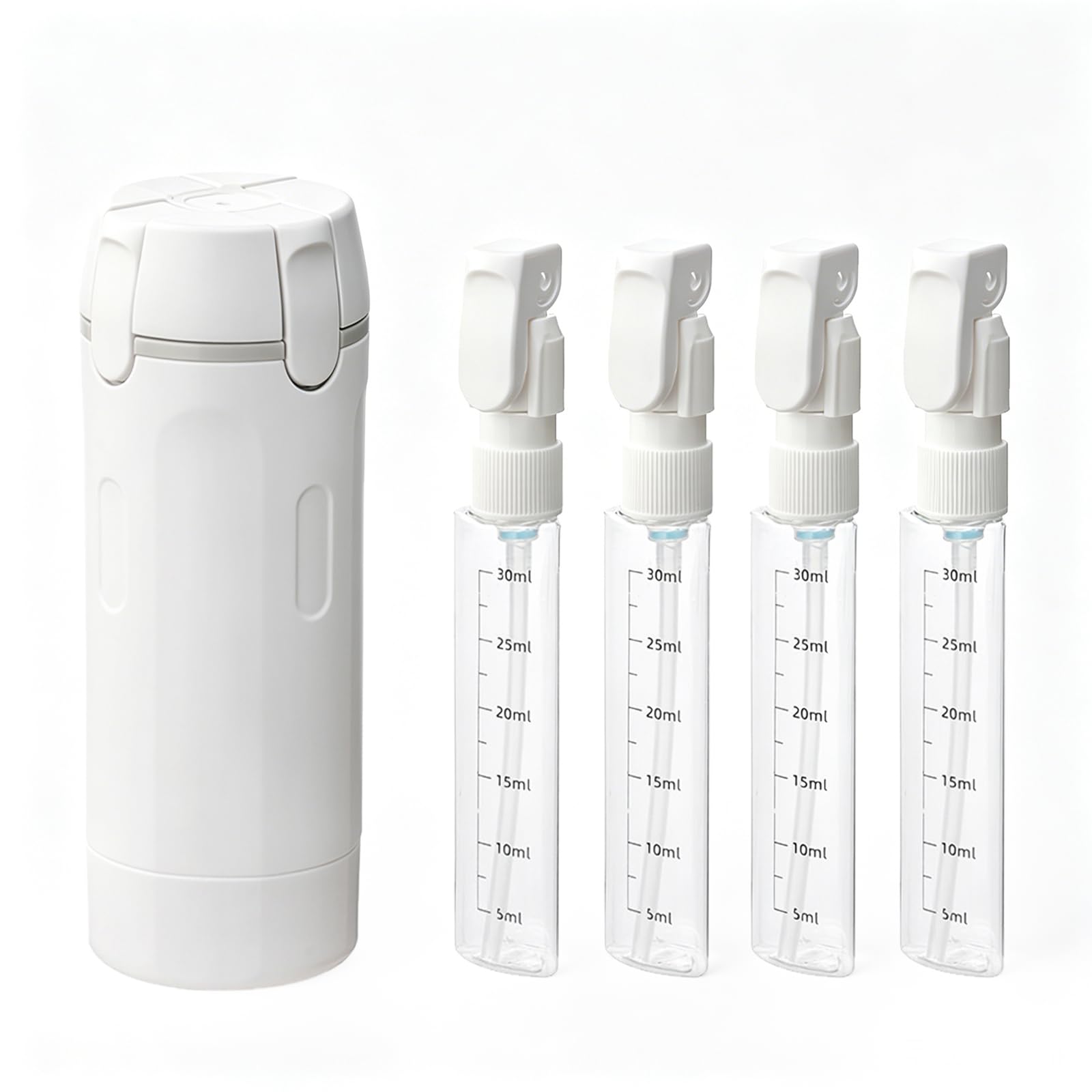 トラベルボトル 4in1 詰め替えボトル 旅行用 シャンプーボトル 30ml×4…