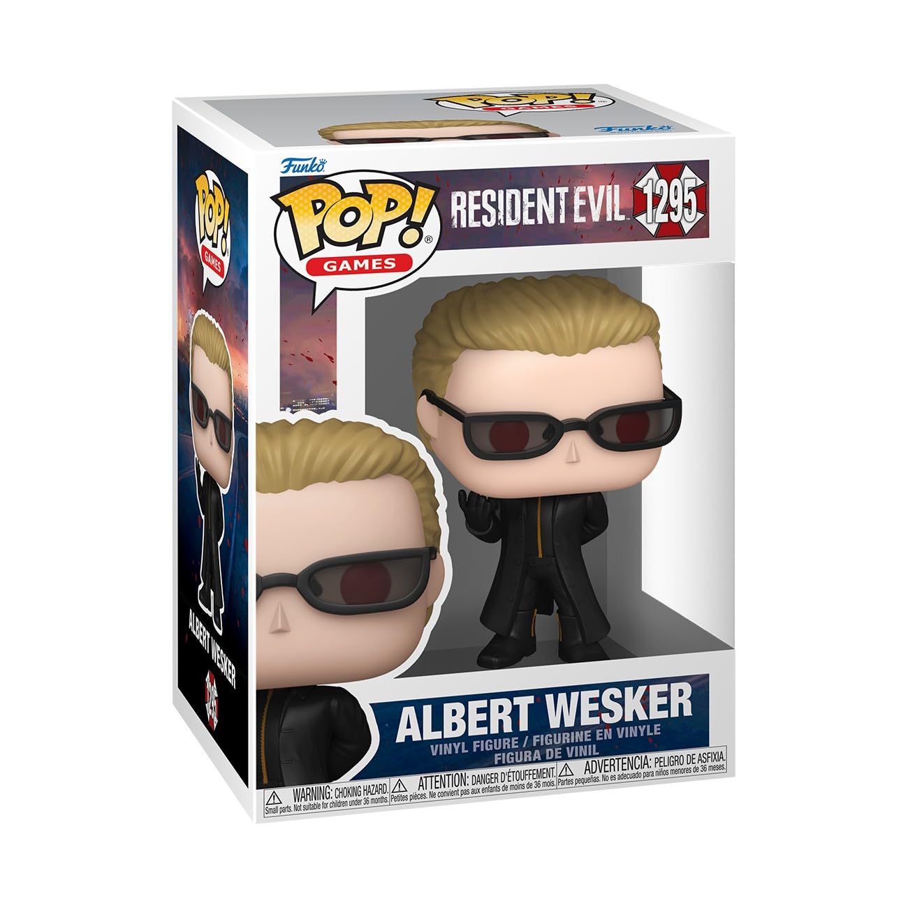 Funko POP! Games: Resident Evil - Wesker - Collectable Vinyl Figure - Gift Idea - Official Merchandise - Toys For Kids & Adults - Model Figure for Collectors and Display