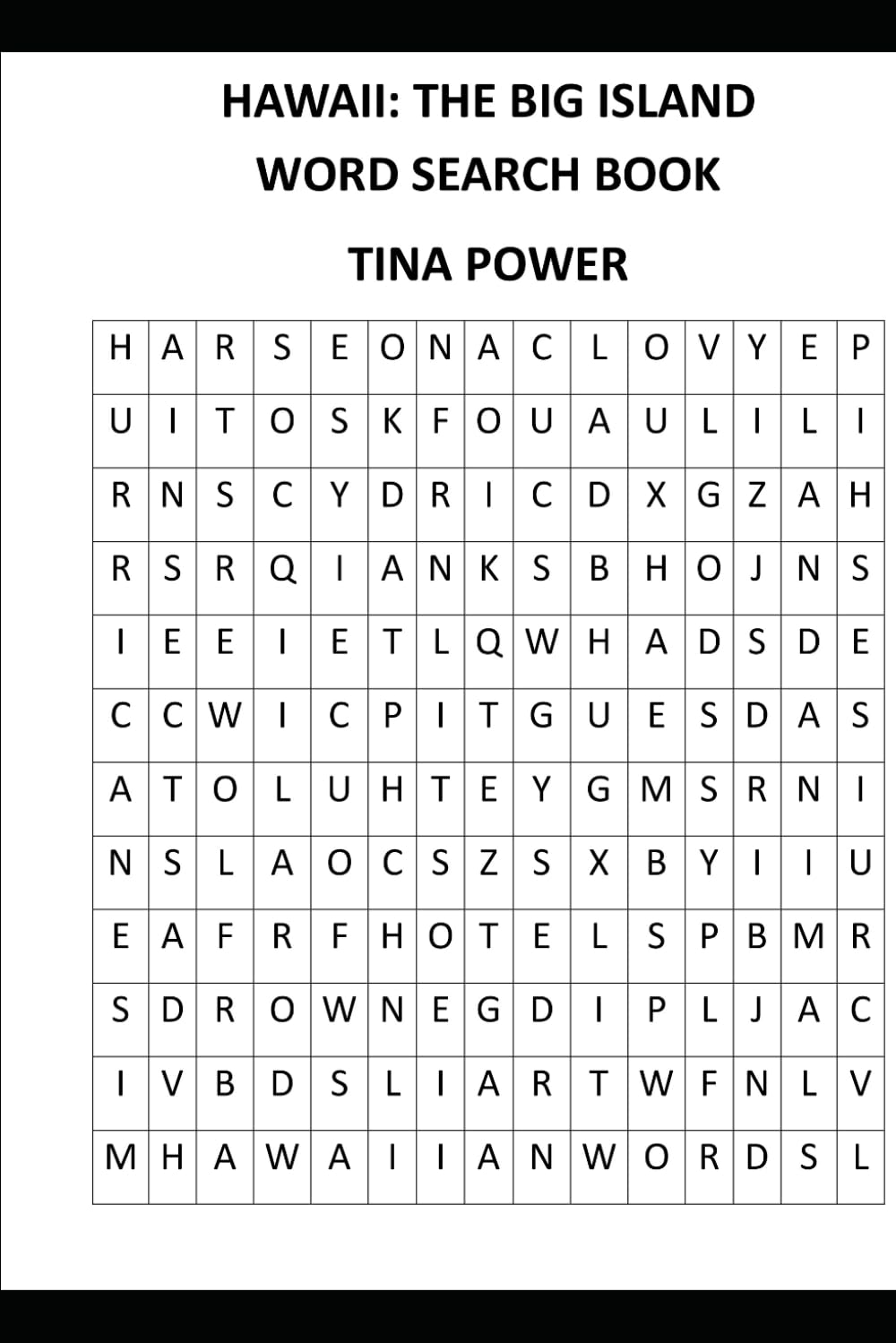 Hawaii: The Big Island Word Search