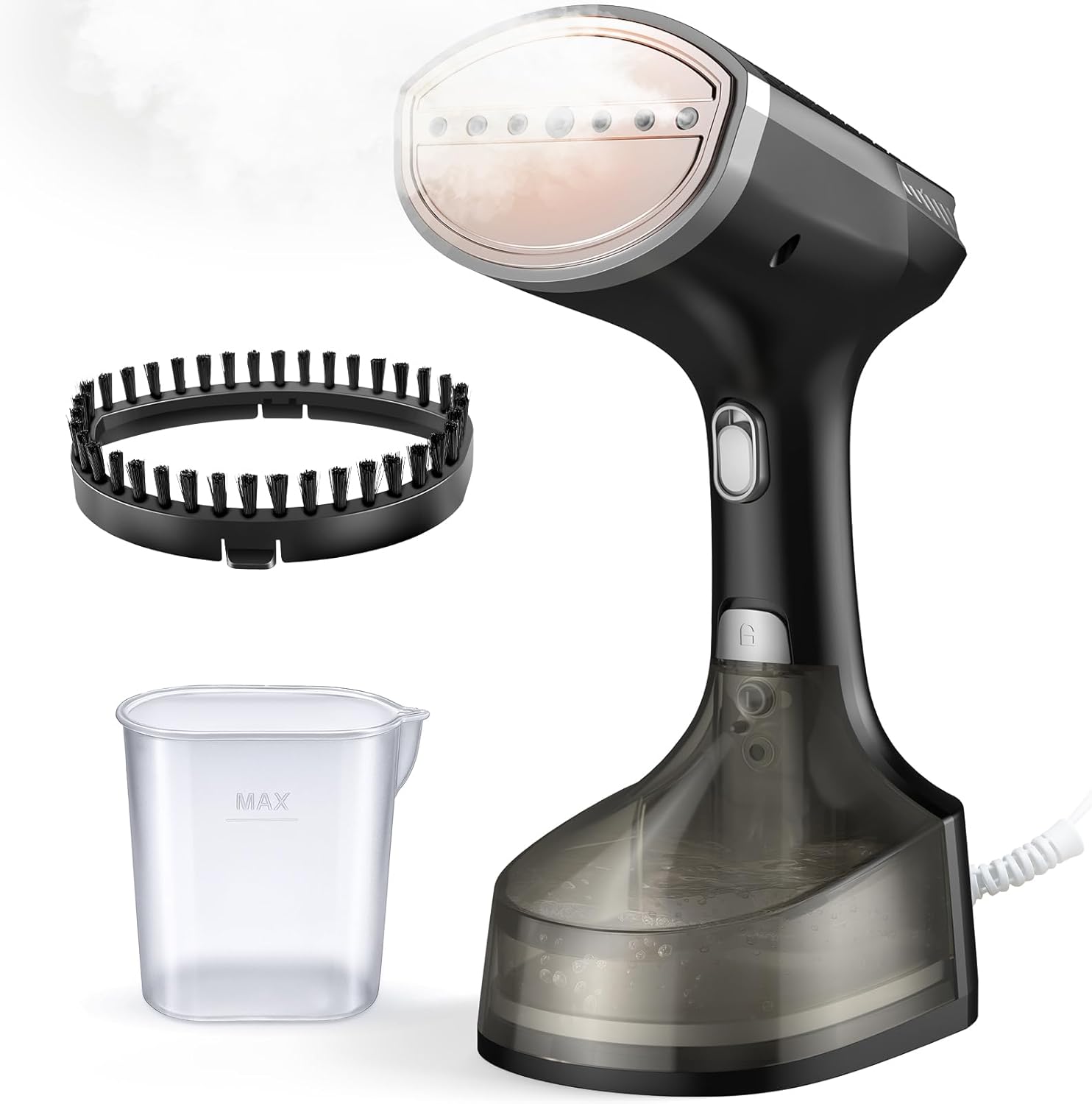 Steamer for Clothes, 1600W Handheld Clothes Steamer with 300ml Tank, 10S Ultra-Fast Heat-up Portable Garment Steamer Ideal for All Fabrics, Strong Penetrating Steam Wrinkle Remover for Home, Travel
