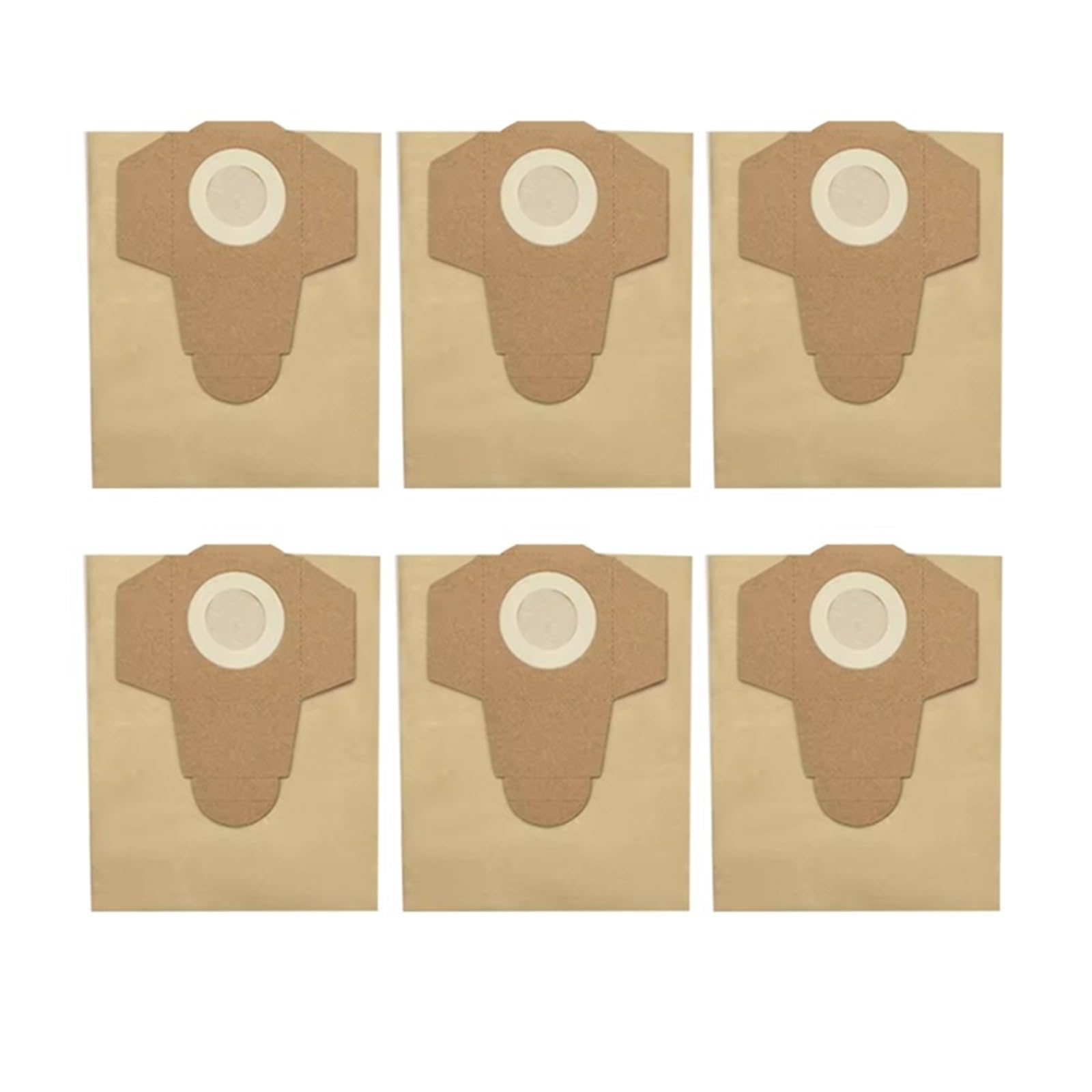 Sacs filtrants pour aspirateurs secs et humides BT-VC 1250S en papier 20 L x6