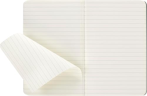 Miniatura 5 de Moleskine Cahier - Cuaderno de cubierta suave, tamaño de bolsillo (3.5 x 5.5 pulgadas), rayado, cubierta verde mirto, 64 páginas (juego de 3)