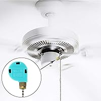 Vista 2 de Zing Ear ZE-268S6 - Interruptor de ventilador de techo, 3 velocidades, 4 cables, control de velocidad, cable de tracción, piezas de repuesto Bronce