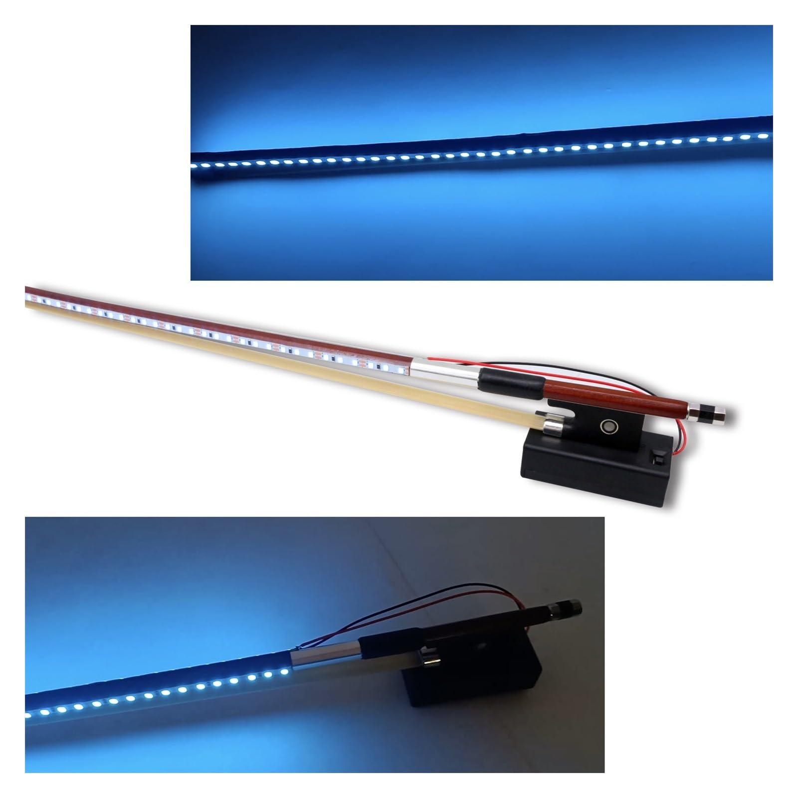 Arco Per Violino Professionale Per Strumento A Cor Arco Luminoso Per Violino Con LED 4/4 Accessori Per Strumenti Musicali