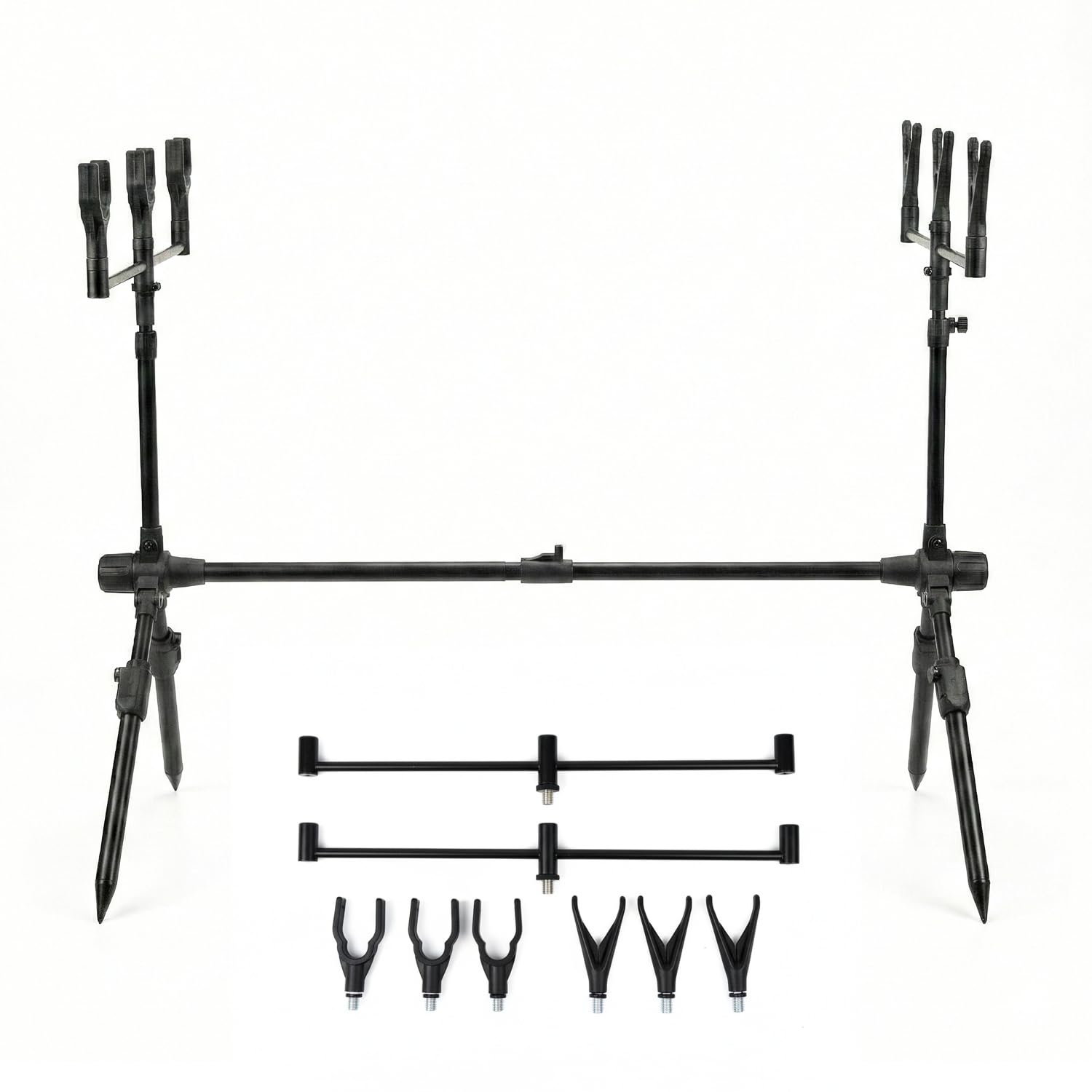 Support de cannes Rod Pod avec trépied support pour 3 cannes à pêche sac de transport inclus accessoires de pêche pêche à la carpe