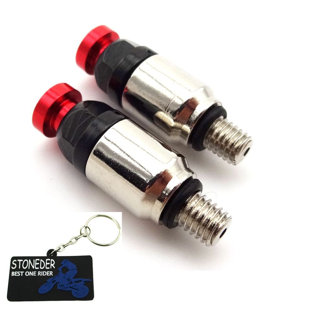 M5 x 0.8 - Válvulas de purga de aire para CR 80 85 125 250 500 CRF 150R 250R 450R 450X Motocicleta Motocross Dirt Pit Bike