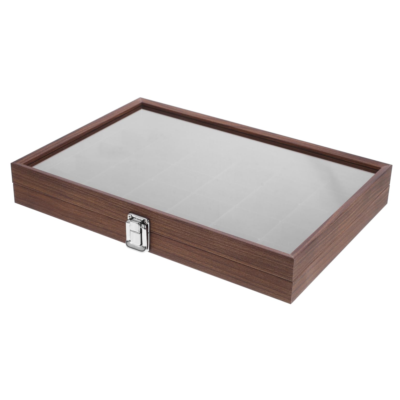 Teebeutel Organizer Platzsparende Aufbewahrungsbox mit Glasdeckel 30 Fächer für Küche und Essbereich