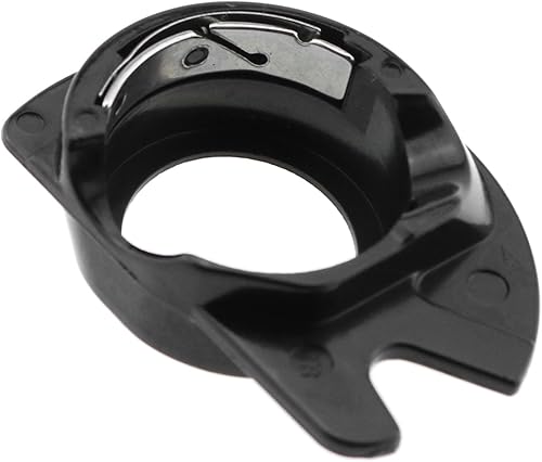 Miniatura 3 de Bobbin Cases MEETOOT - Estuche para bobinas de plástico negro para máquina de coser cantante, 2 unidades, bobinas de carga superior