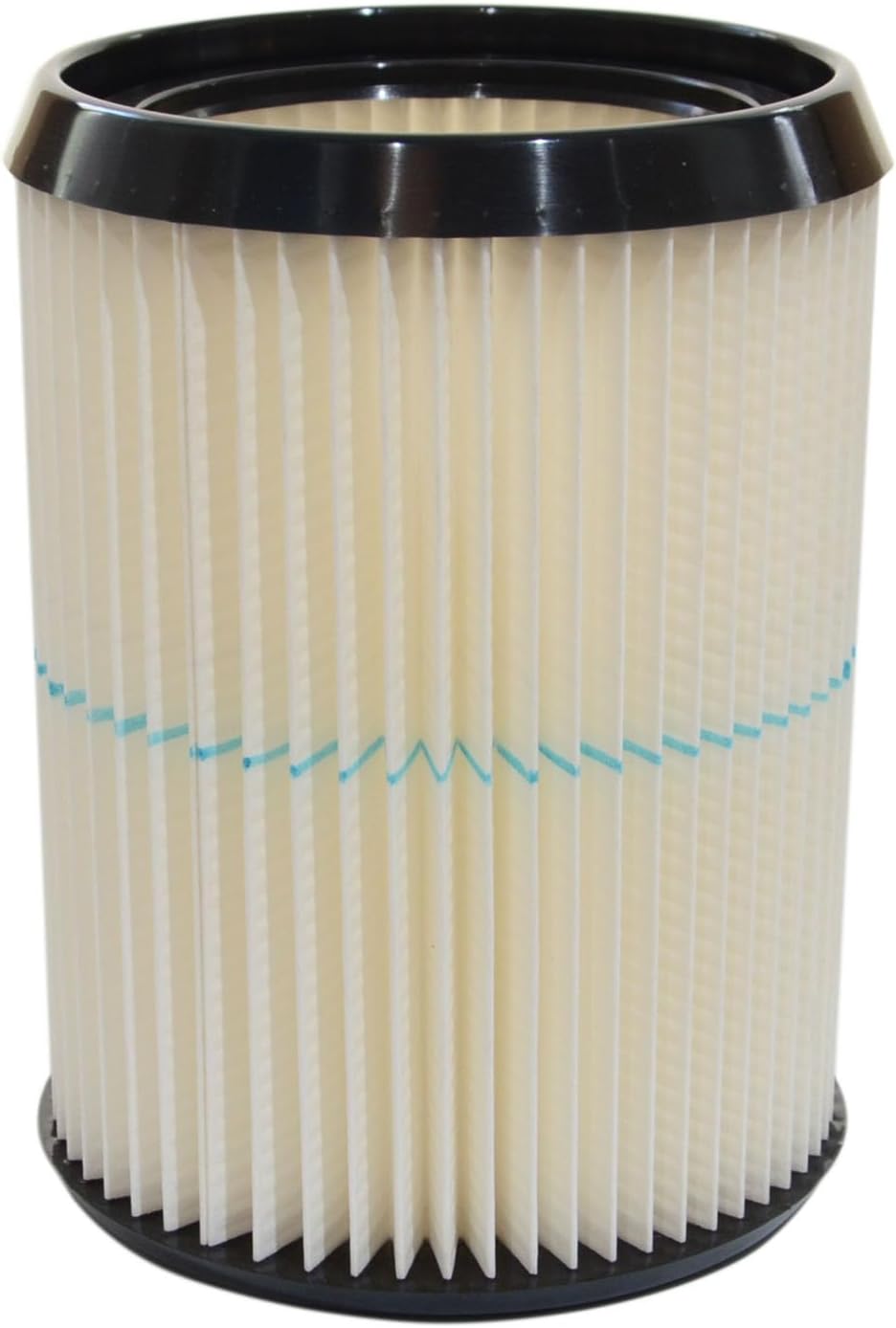 PUREBURG 17812 Replacement Blue Stripe Cartridge Filter Compatible with Craftsman Dry Shop vacs Replace Part 17812 9-17812 73108 (for Dry Vac Before 1988),1-Pack