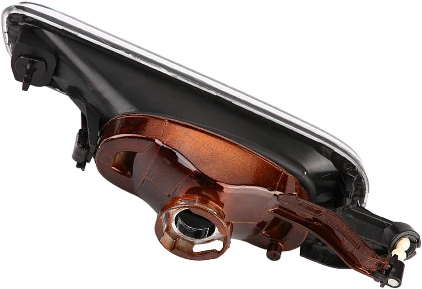 1 Pair Left Right Fog Lights Driving Lamps Cover LED Light Bar Fog Light Cover for E46 4 Door 1999-2001