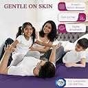 Trance Waterproof Terry Fabric Ultra Soft Mattress Protector | Breathable | Hypoallergenic Bed Cover | Mattresses Cover (72x66 inch | 6x5.5 feet_ Plum) gallery image