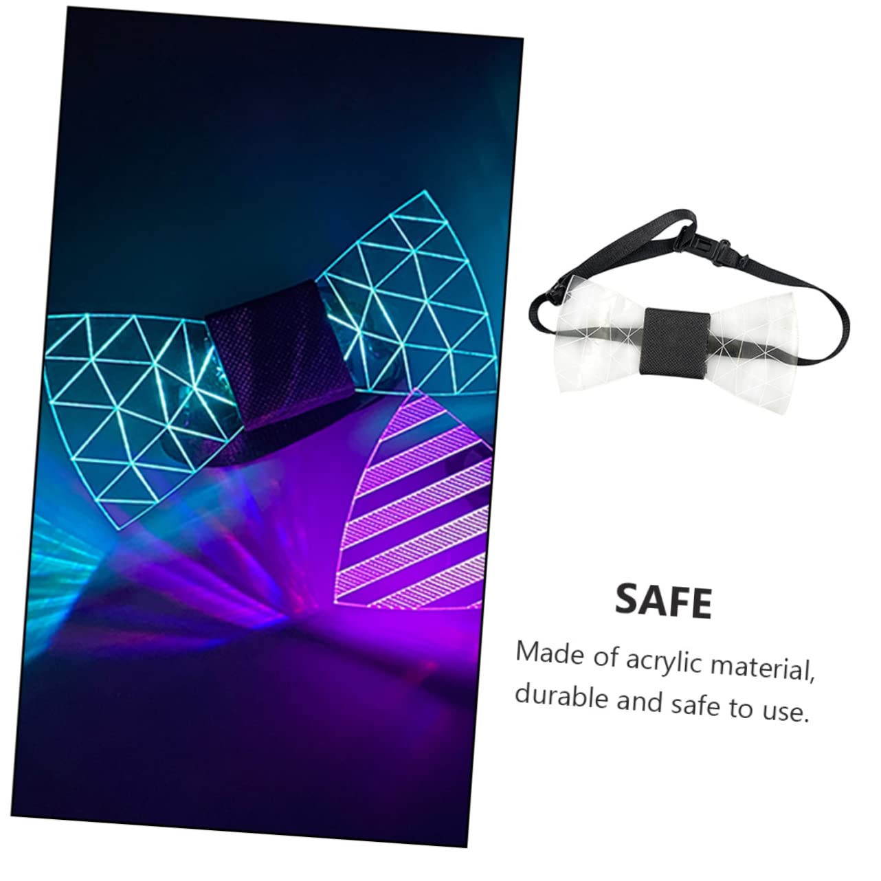 Pajarita de Acrílico Luminosa para Fiesta y Festival, 1