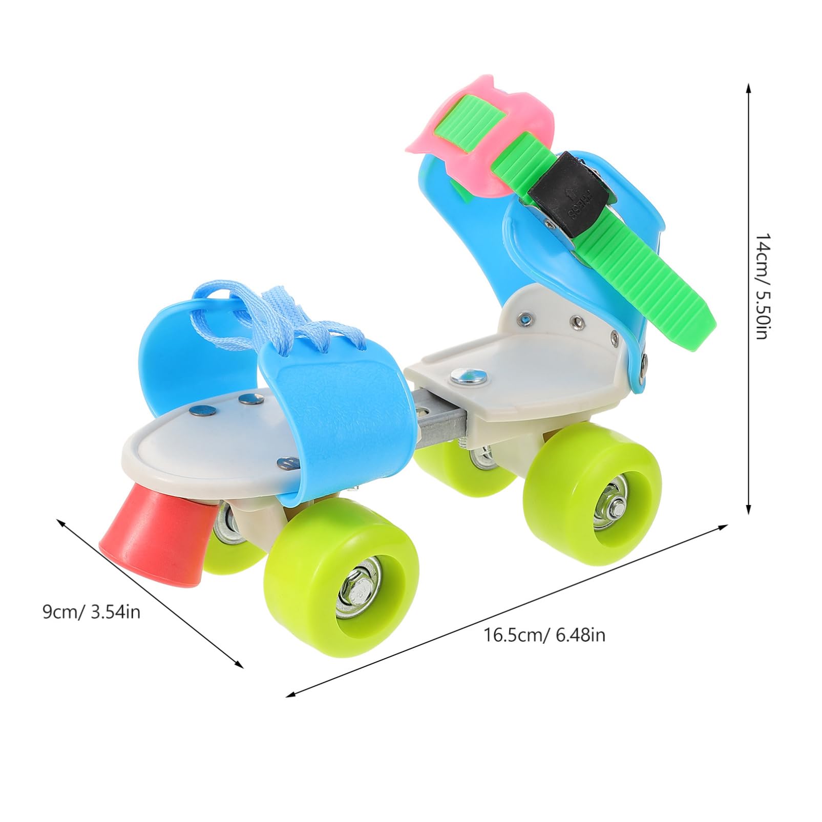 HONMEET 1Pair Roller Skates for Beginners Comfortable Skating Shoes for Outdoor Use for and with Various Shoe