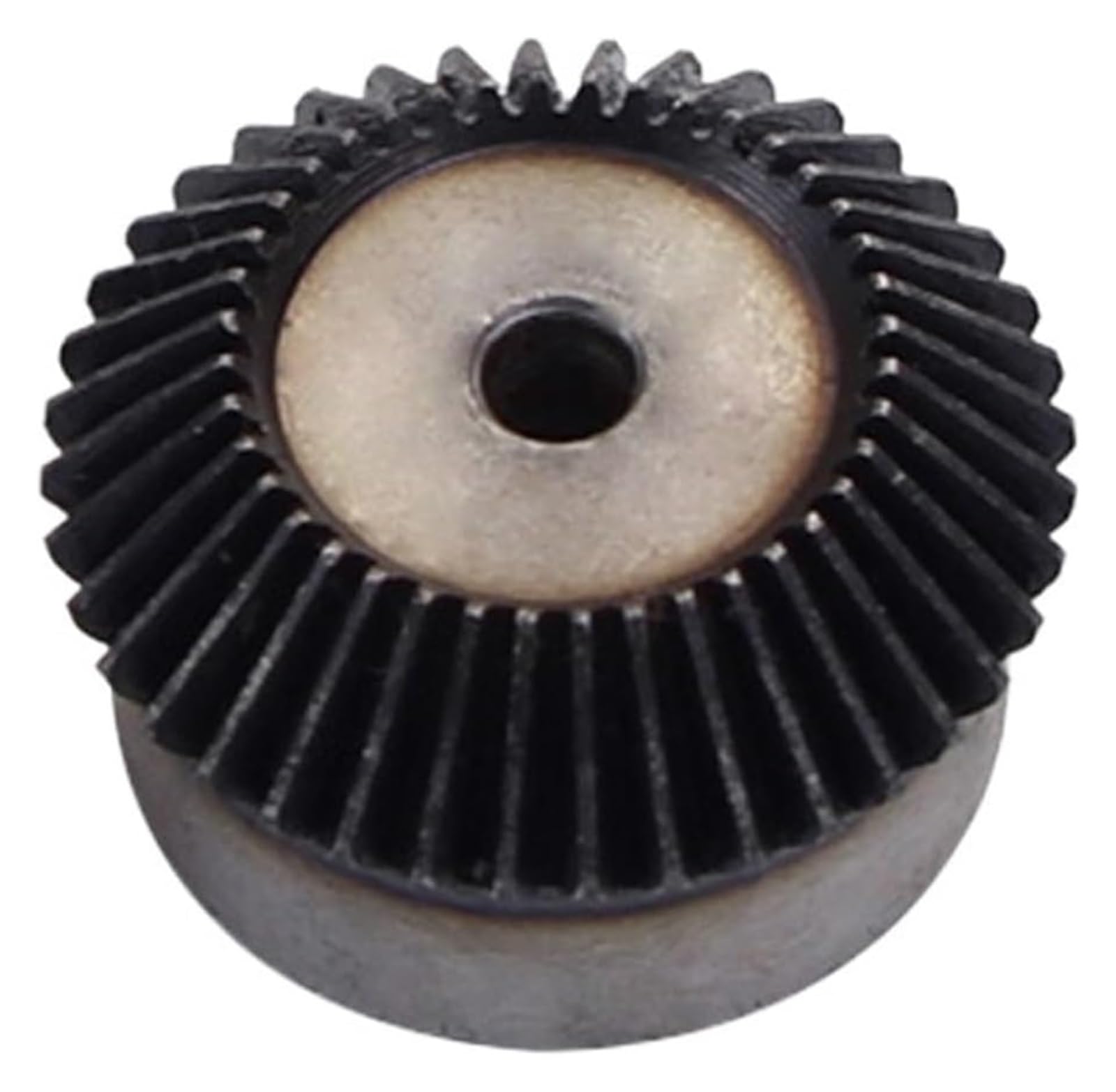 Piñón cónico con orificio, Engranajes cónicos helicoidales industriales transmisión de 90 grados 1:1 módulo 1 15-40 dientes diámetro 6 mm(18Teeth)