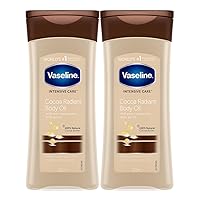 Vista 1 de Vaseline Total Moisture - Aceite de gel corporal radiante de cacao - 6.8 oz - 2 paquetes