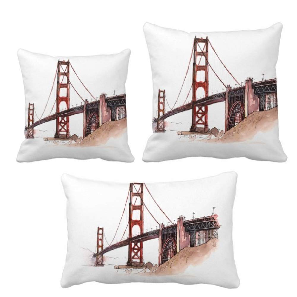 Golden Gate Bridge housse de coussin decoration salon canape