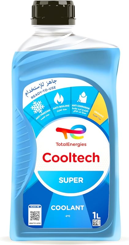 TotalEnergies COOLTECH SUPER (-2°C) - 1 Liter Coolant - Antifreeze and Coolants