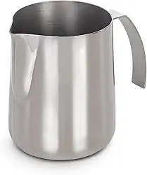 Leiteira Pitcher 600 ml Pressca produzida em aço inox excelente acabamento e ótima durabilidade. Jarra para vaporizar e espumar leite. Profissional e doméstico.