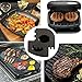 Cast Iron Cleaner Cosmer XL 7x7 inch Premium Stainless Steel Chainmail Scrubber with Bonus Silicone Hot Handle Holder + Pan Scraper + Grill Scraper + Kitchen Towel + Wall Hook (Round)