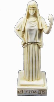 Estia Creations Hestia Sculpture Statue Ancient Greek Goddess of The Agriculture Aged