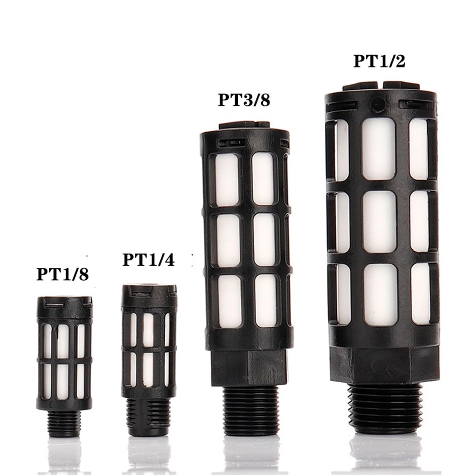 Silenziatori Pneumatici, marmitte, silenziatori Filtro antirumore con Filettatura Maschio Slip Lock for Pompa nebulizzatrice(PSL-G1)