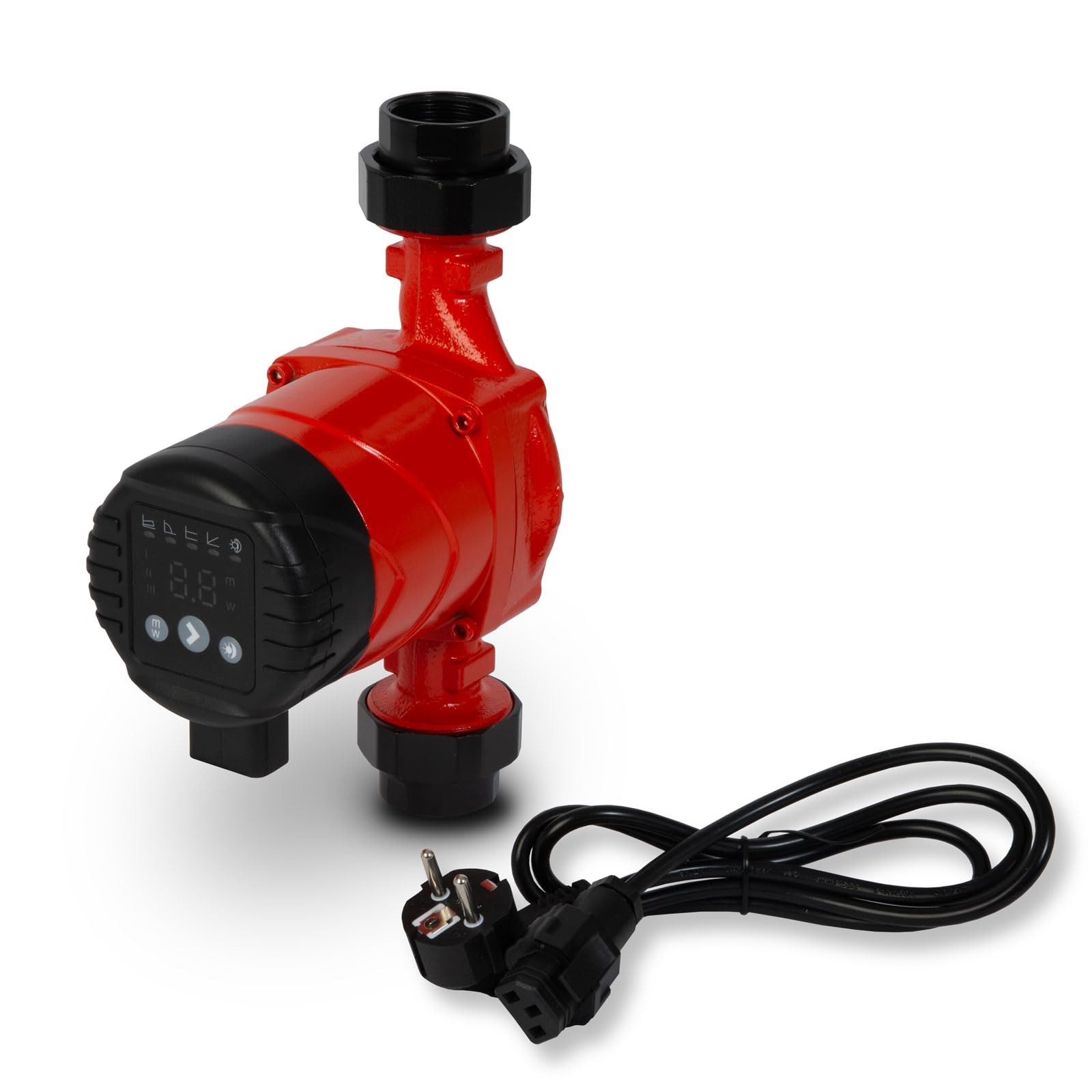 EBERTH Pompa di riscaldamento Pompa di circolazione, 45W, 52 l/min, Prevalenza massima lato mandata 6m, Pressione massima lato mandata 10 bar, 52 l/min, Dimensione connessione 1,5"