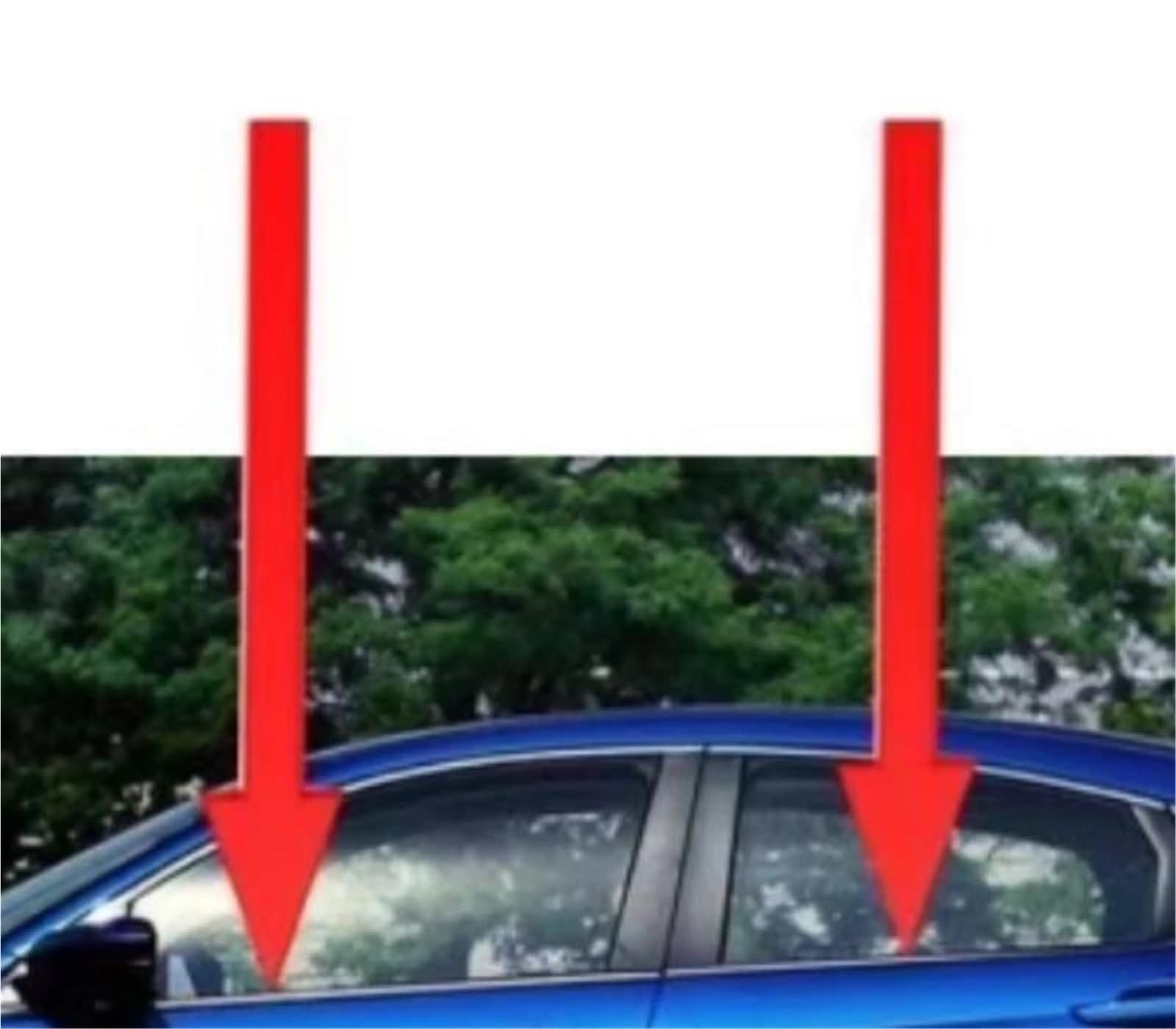Junta de Goma Goma De Vidrio Ventana Interior Para Outlander 2007-2012 CW 5727A258 Tira Protectora Contra La Intemperie Para Peugeot 4007 Airtrek 2. ° Junta Goma Puerta