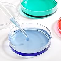 Vista 2 de Bekith 100 Pack Plastic Petri Dishes with Lids, 60mm Dia x 15mm Deep Sterile Clear Petri Dishes with 100Pcs Plastic Transfer Pipettes (3ml) for Lab