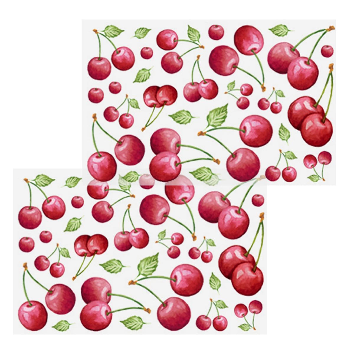 Autocollants cerises pour masquer les imperfections du mur
