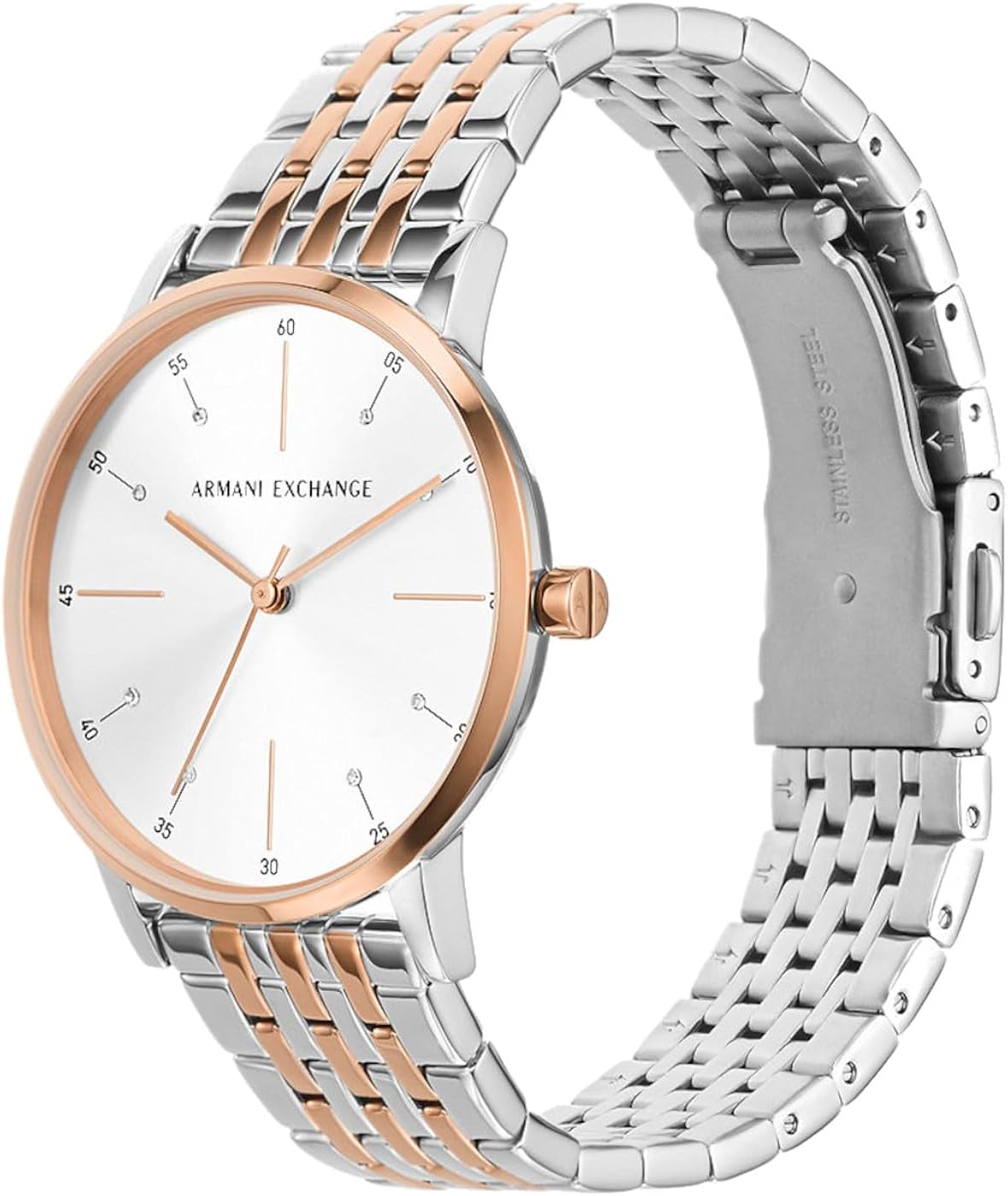 ARMANI Exchange Women Quartz 3 Pointer con braccialetto ax5580 ARMANI Exchange Women Quartz 3 Pointer con braccialetto ax5580