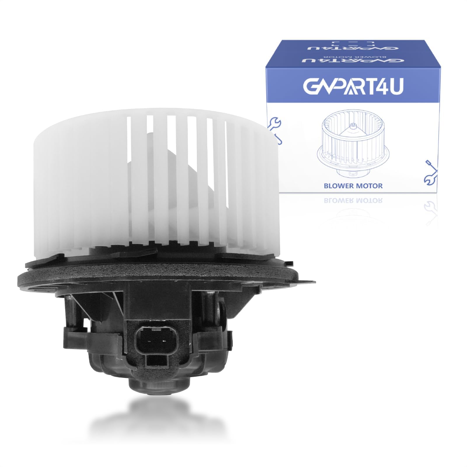 GVPART4U Front Blower Motor 22741027 2007 2008 2009 2010 2011 2012 2013 2014 Chevy Tahoe Silverado Avalanche Suburban, for GMC Yukon Sierra, Cadillac Escalade 700164