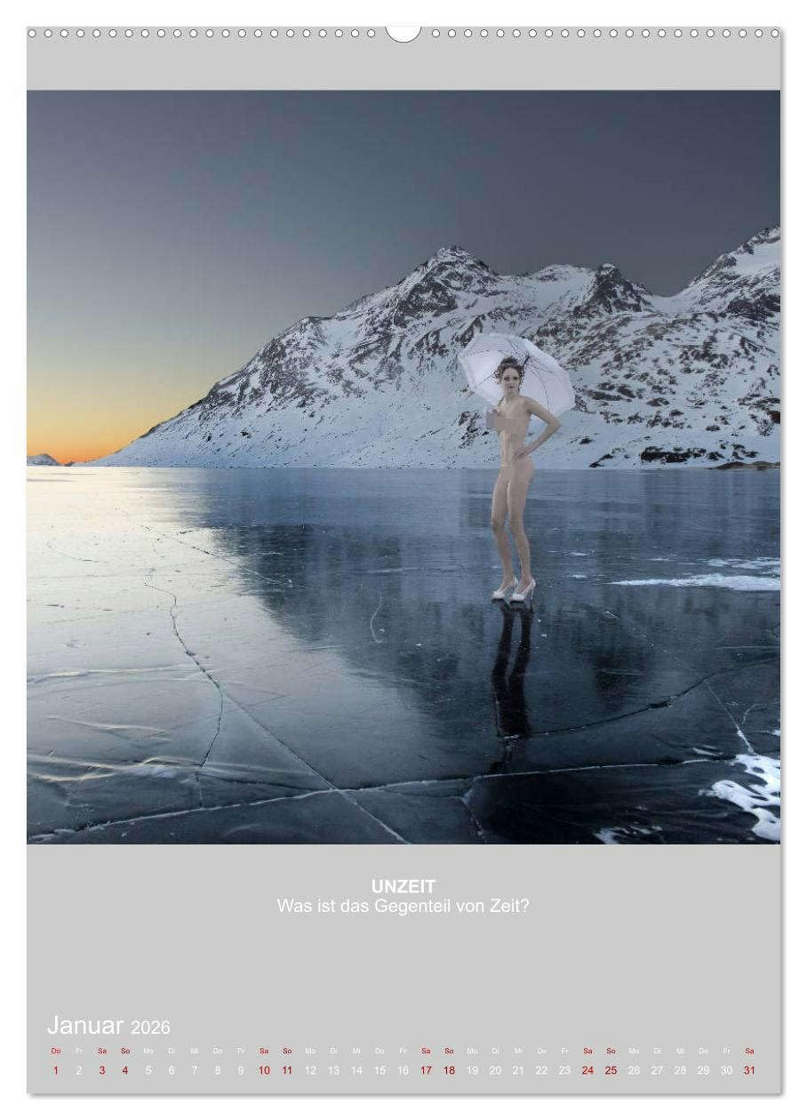 ZEIT METAPHERN (hochwertiger Premium Wandkalender 2026 DIN A2 hoch), Kunstdruck in Hochglanz: Ein philosophischer Kalender über die Zeit (CALVENDO Erotik)
