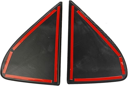 Miniatura 6 de Fewshaw Cubierta triangular para ventana lateral delantera estilo fibra de carbono, accesorios exteriores para GMC SierraChevrolet Silverado 1500
