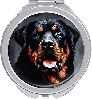 Makeup Mirrors,Cool Rottweiler Dog Art Print ...