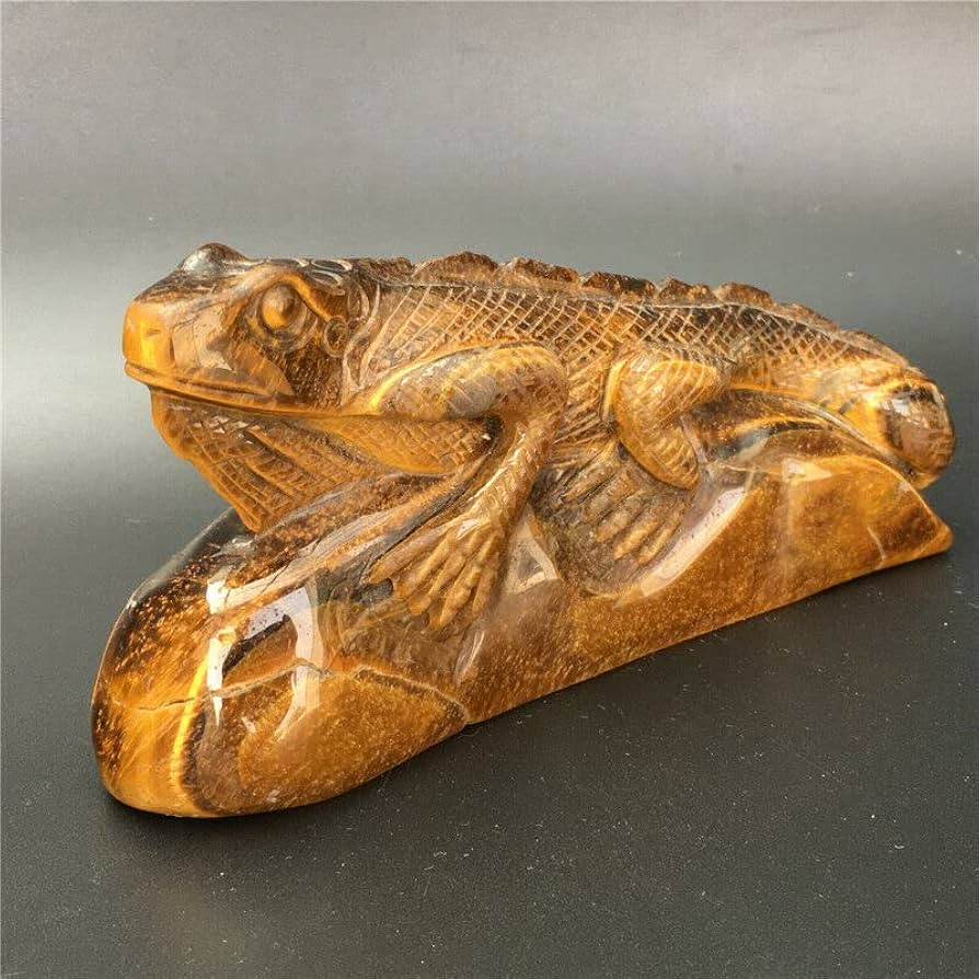 天然タイガーアイ 原石 美しい光沢と模様 置物やコレクションに最適