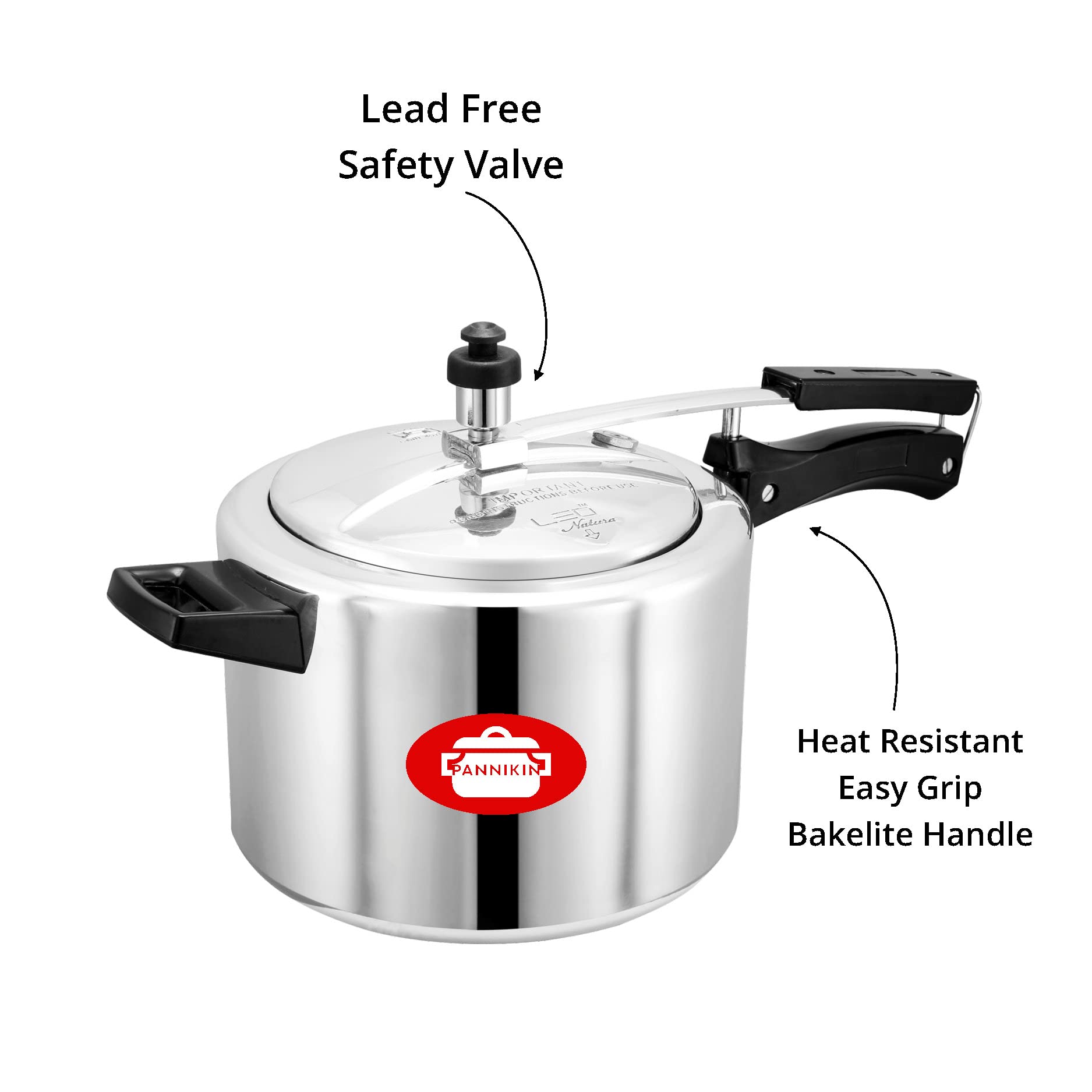 Buy Pannikin Aluminium Inner Lid Pressure Cooker 5 Litres (Silver