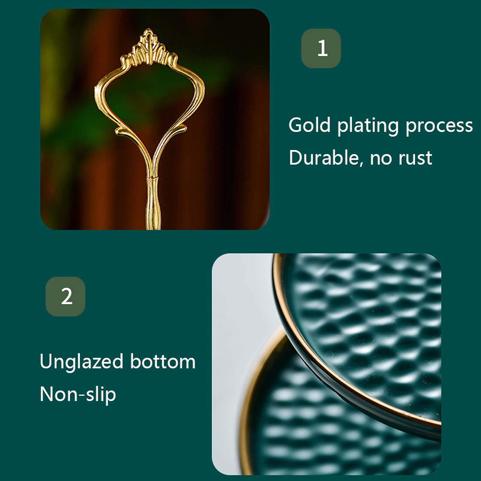 Alzata per Torte in Ceramica, espositore Rotondo in Porcellana, Supporto per Cupcake e Dessert Resistente e Robusto, 2/3 Ripiani per Decorazioni per Matrimoni, tè e Feste di comple