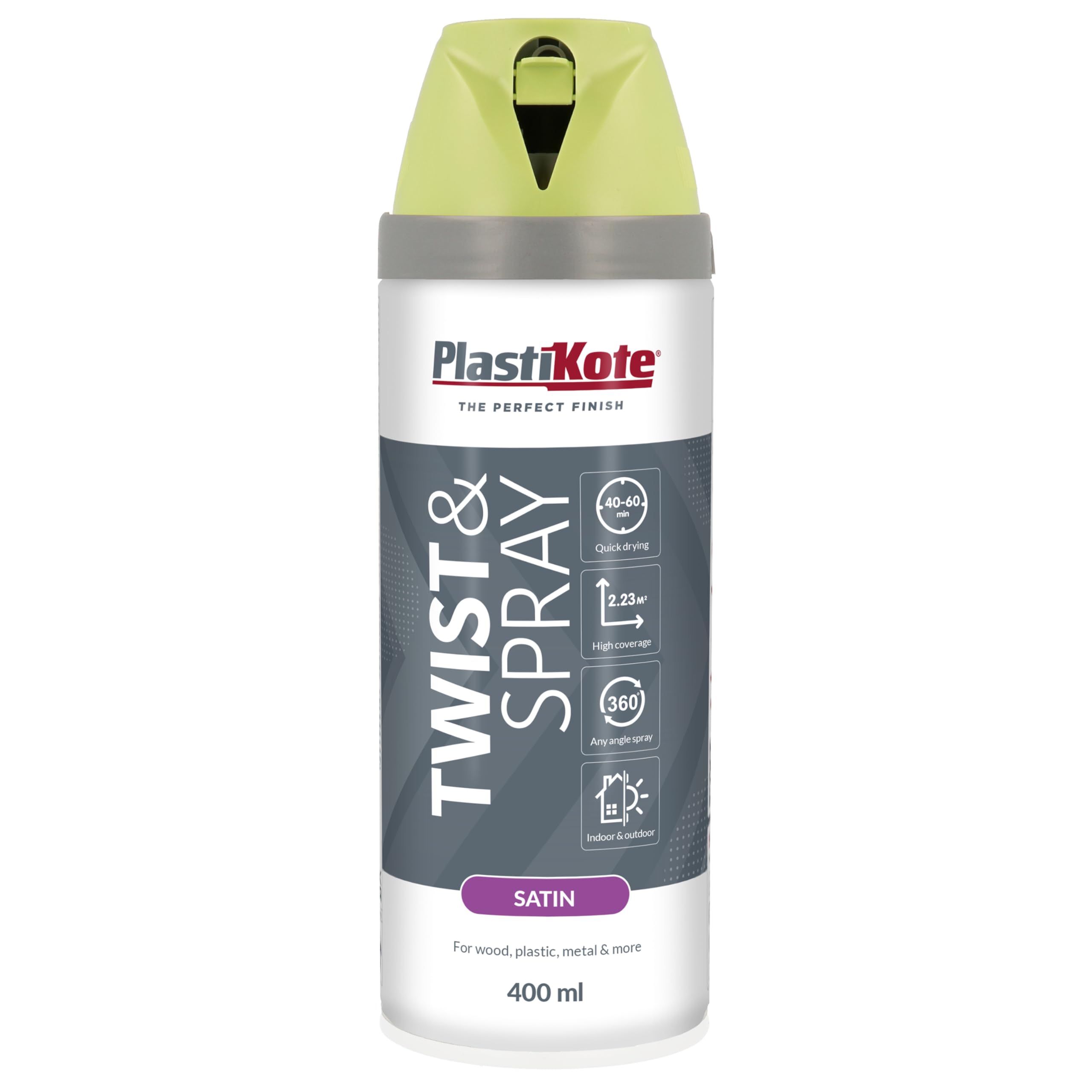 PlastiKote 440.0022121.076 22121 Colour Twist & Spray Satin Pistac...