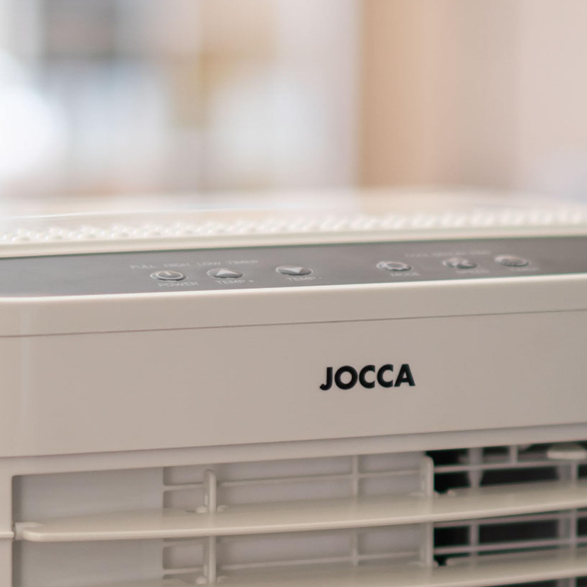 JOCCA - Aire Acondicionado Portátil 7000 BTU con Control Remoto/Temporizador 24 Horas/Potencia 785W / Ruido <65 DB/Volumen de Aire 320 M3 por H/Con Ruedas para fácil Transporte (7000 BTU)
