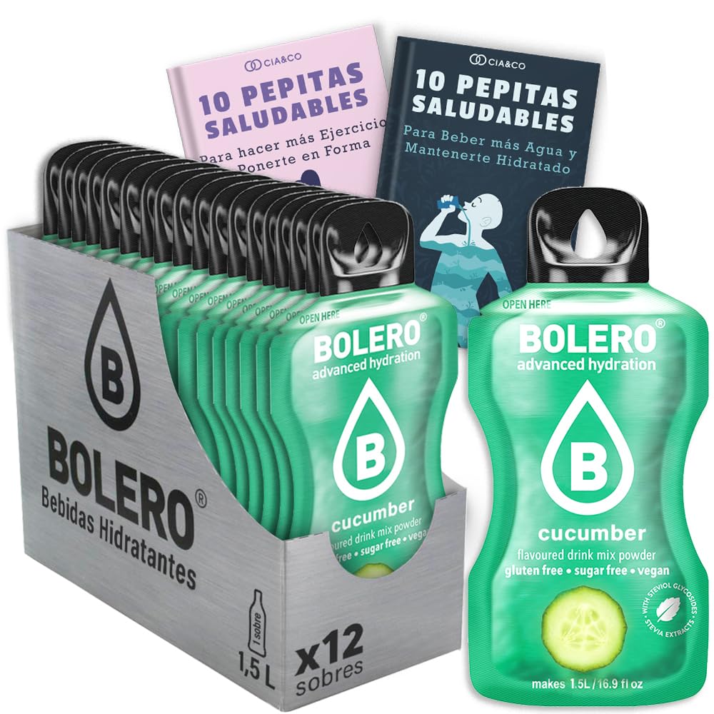 24 x Bebida Bolero COLA Hidratante Sin Azucar (24x9 grs) + 30 Pepitas Saludables para una vida más sana by Cia&Co — view 52