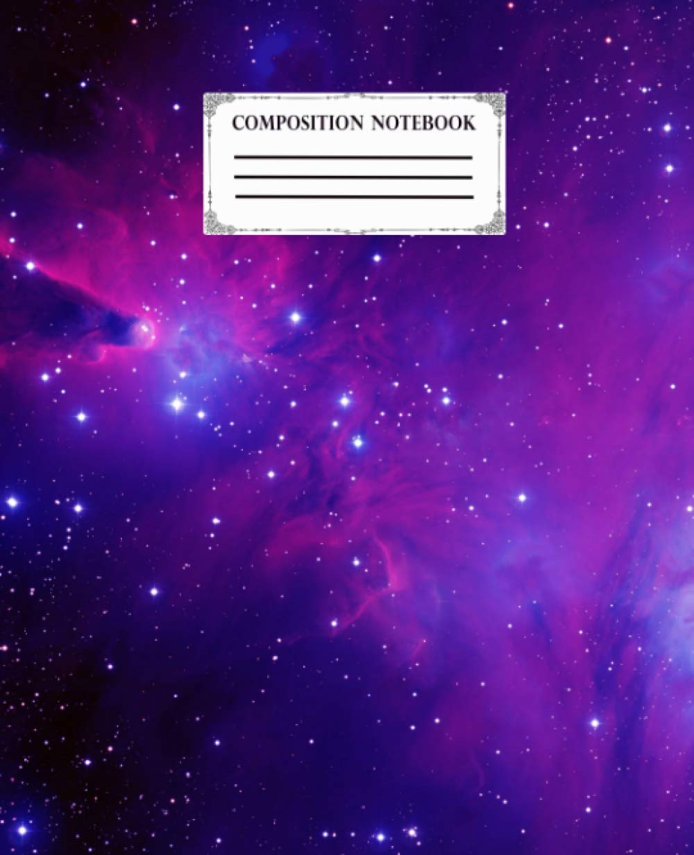 Composition Notebook: Wide ruled lined paper journal notebook for teen kids.