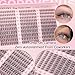 Goddvenus Lash Clusters Wispy 9-14mm Eyelash Clusters Natural DIY Cluster Eyelash Extensions Lash Individual 300pcs Short C Curve
