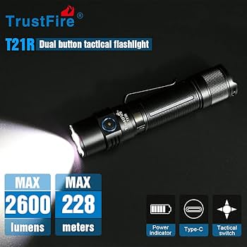 Amazon.co.jp: Trustfire T21R懐中電灯 LED フラッシュライト
