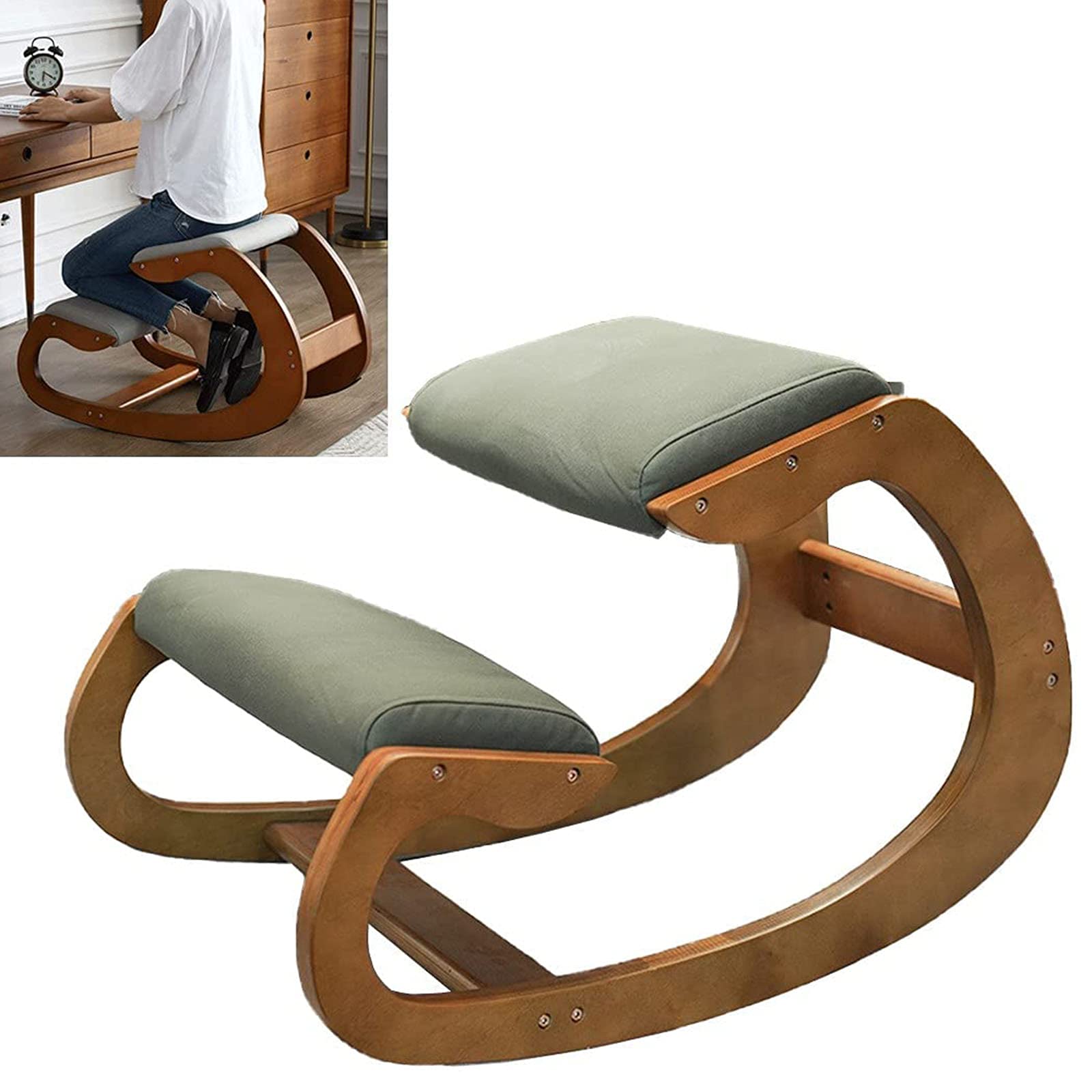 Buy Ergonomic Kneeling Chair Rocking Kneeling Stool, Improve Your