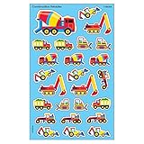 TREND ENTERPRISES, INC. Construction Vehicles superShapes Stickers-Large, 200 ct