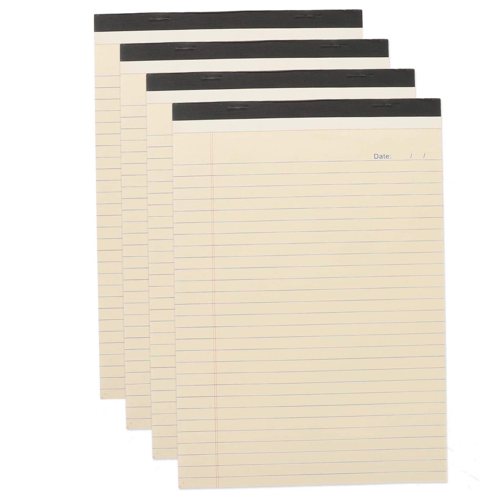 Blocco Note A4 Strappabile Beige, 4 Pezzi, Carta per Appunti | Promemoria e Lista Attività, Formato Portatile, per Pianificazione Quotidiana e Annotazioni Rapide