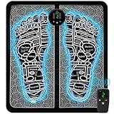 Portable TENS & PMS Foot Massager for Plantar Fasciitis & Neuropathy Pain Relief - Deep Tissue Electric Muscle Stimulator, Adjustable Intensity, Lightweight Design for Home, Travel, Office Use